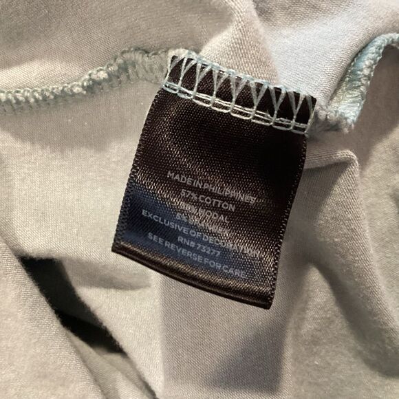 NWOT.  Simply Vera Vera Want Short Sleeve Lace Cuffed Tee in Robin’s Egg Blue - Picture 7 of 10